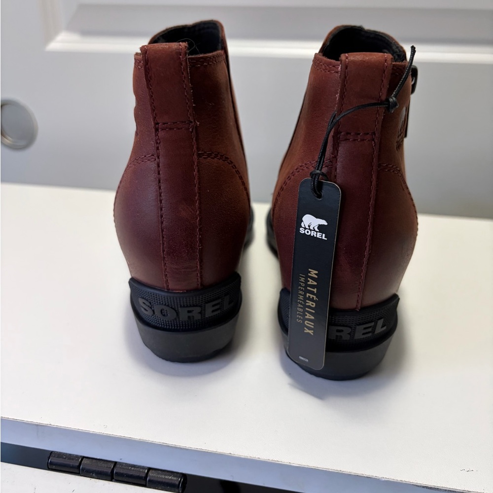 Sorel Women's Side Zip Wedge Ankle Boots - Picture 3 of 15